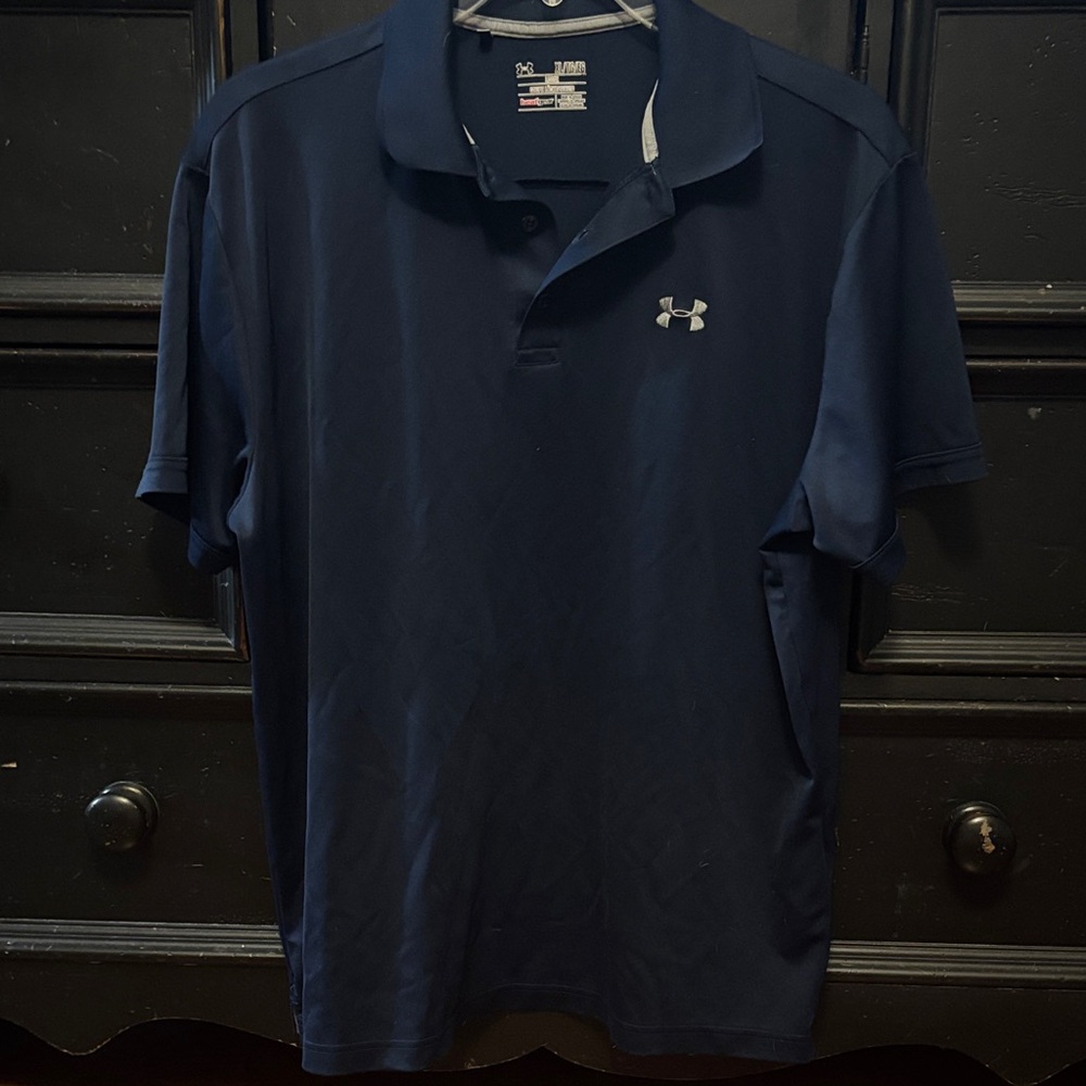 Under Armour Men's Dark Blue Polo Shirt